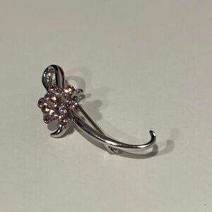 Pink Stone Broach Pin New Condition